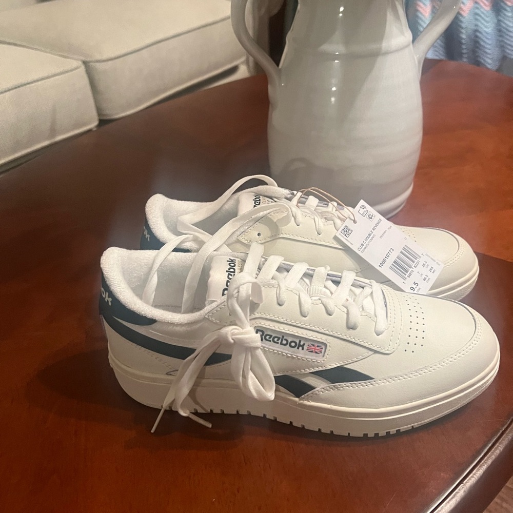 Reebok Women’s White and Black Sneakers